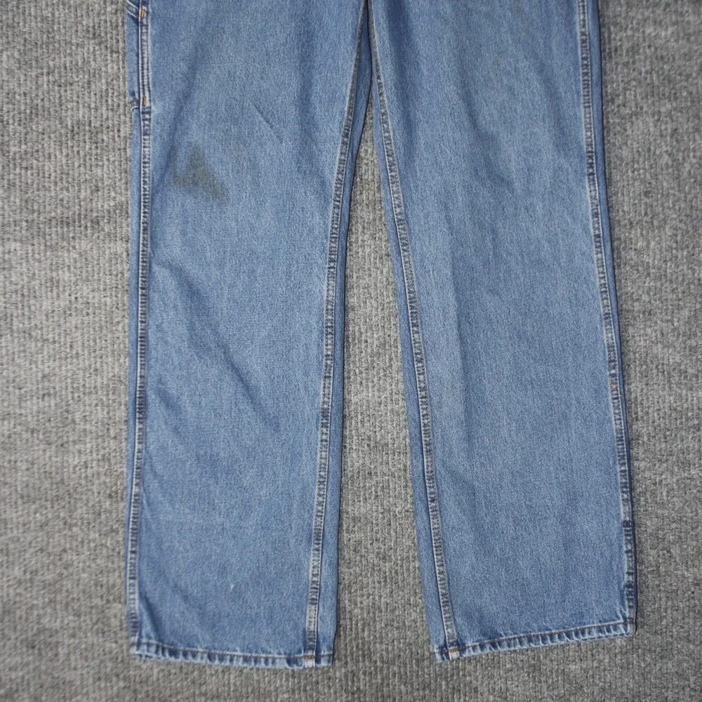 Blue Mountain‎ Carpenter Jeans Mens 36x34 Blue Workwear Denim Utility Pants Y2K